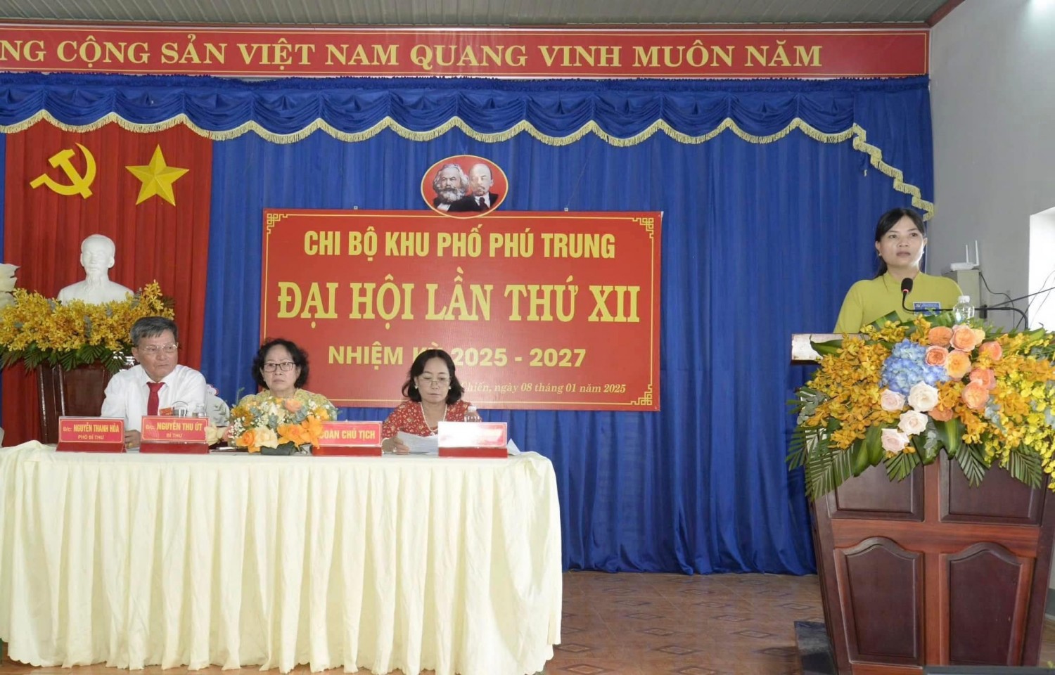 ĐẠI HỘI ĐIỂM TẠI CHI BỘ TRỰC THUỘC ĐẢNG BỘ PHƯỜNG HƯNG CHIẾN, NHIỆM KỲ 2025 – 2027