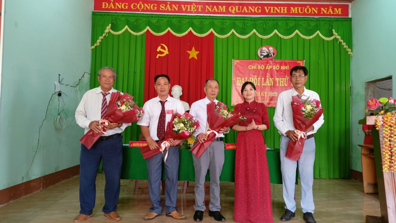 ĐẠI HỘI CHI BỘ ẤP SỞ NHÌ NHIỆM KỲ 2025 – 2027